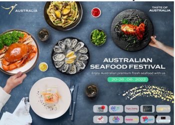 Lễ hội Hải Sản Australia 2022 sẽ diễn ra tại các nhà hàng hải sản ở Hà Nội và TP. Hồ Chí Minh