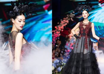 Hoa hậu Khánh Vân diễn vedette, hoá thành nàng công chúa Halloween