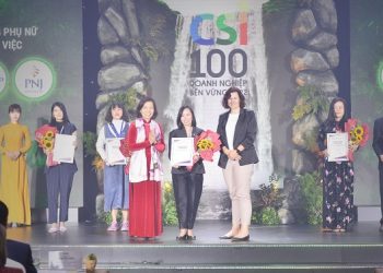 PNJ dẫn đầu Top 10 Doanh nghiệp Phát triển bền vững 2022 lĩnh vực thương mại dịch vụ