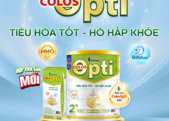 Colos opti Tiên phong giải pháp bảo vệ trẻ tiêu hóa tốt – hô hấp khỏe