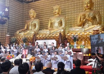 Lễ tưởng niệm cầu siêu nhạc sĩ Quốc Dũng tại chùa Giác Ngộ