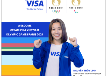 Ngôi sao cầu lông Nguyễn Thùy Linh góp mặt với  vai trò thành viên Team Visa tại Thế vận hội mùa hè Olympic Paris 2024