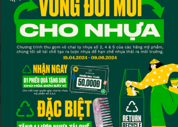 Tái sinh vòng đời mới cho nhựa cùng The Body Shop