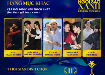 Chính thức lộ diện 10 ‘Cặp đôi được yêu thích nhất’ tiến vào vòng bình chọn tại Ngôi Sao Xanh 2024