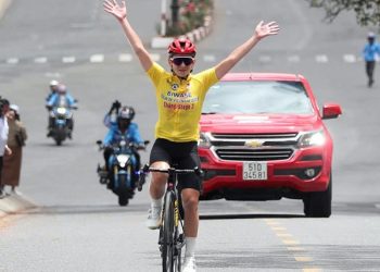 Chặng 4 Biwase Tour of Vietnam 2025: Tay đua người Nga Natalia Frolova về đích đầu tiên chặng đua Bảo Lộc – Đà Lạt 