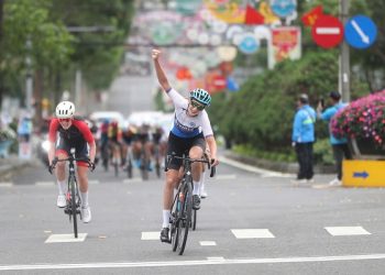 Frolova Natalia tỏa sáng tại chặng đua thứ 3 của Giải xe đạp nữ quốc tế Biwase Tour of Vietnam 2025
