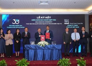 Nestlé Việt Nam ký kết hợp tác với ĐH Quốc gia TP.HCM thực thi mô hình “3 nhà”