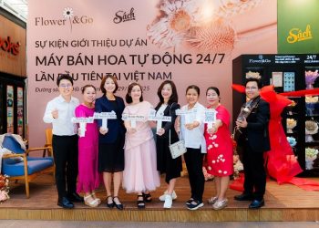 Flowers&Go ra mắt “Máy bán hoa tự động 24/7” đầu tiên tại Việt Nam
