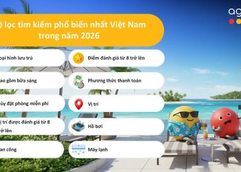 Bộ lọc tìm kiếm trên Agoda 2026 tiết lộ du khách Việt ưu tiên nhất loại hình lưu trú, ăn uống thuận tiện và sự thoải mái