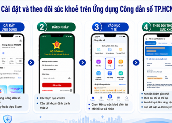 Làm sao để theo dõi sức khỏe trọn đời trên ứng dụng Công dân số Thành phố?